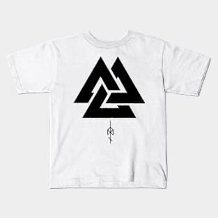 Valknut Odin symbol Kids T-Shirt